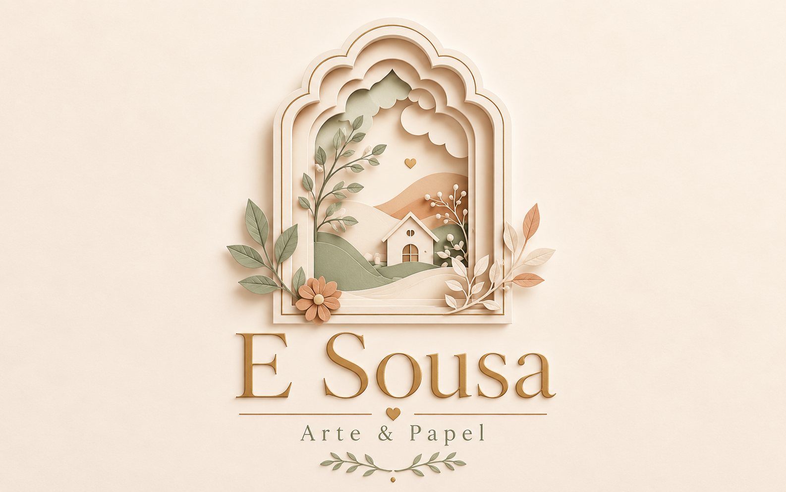 Logo da E Sousa Arte & Papel, papelaria infantil em São João de Meriti, RJ